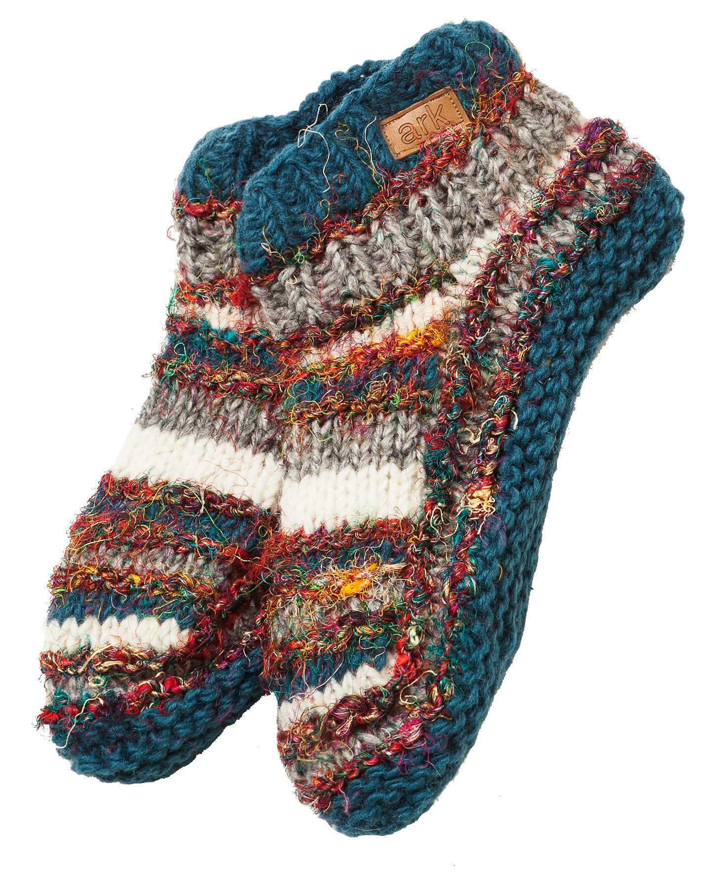 Ark Imports – Engroshandel Sokkehjemmesko – Unisex – Swool Stripe Støvletter2