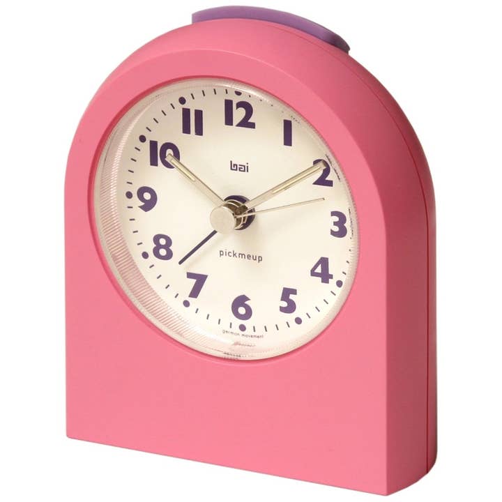 Bai Pick-Me-Up Alarm Clock in Pink for wholesale by Bai