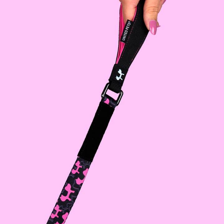 United Pets - Vendita all'ingrosso Guinzaglio - Cani - Guinzaglio in nylon con dettagli in acciaio inossidabile