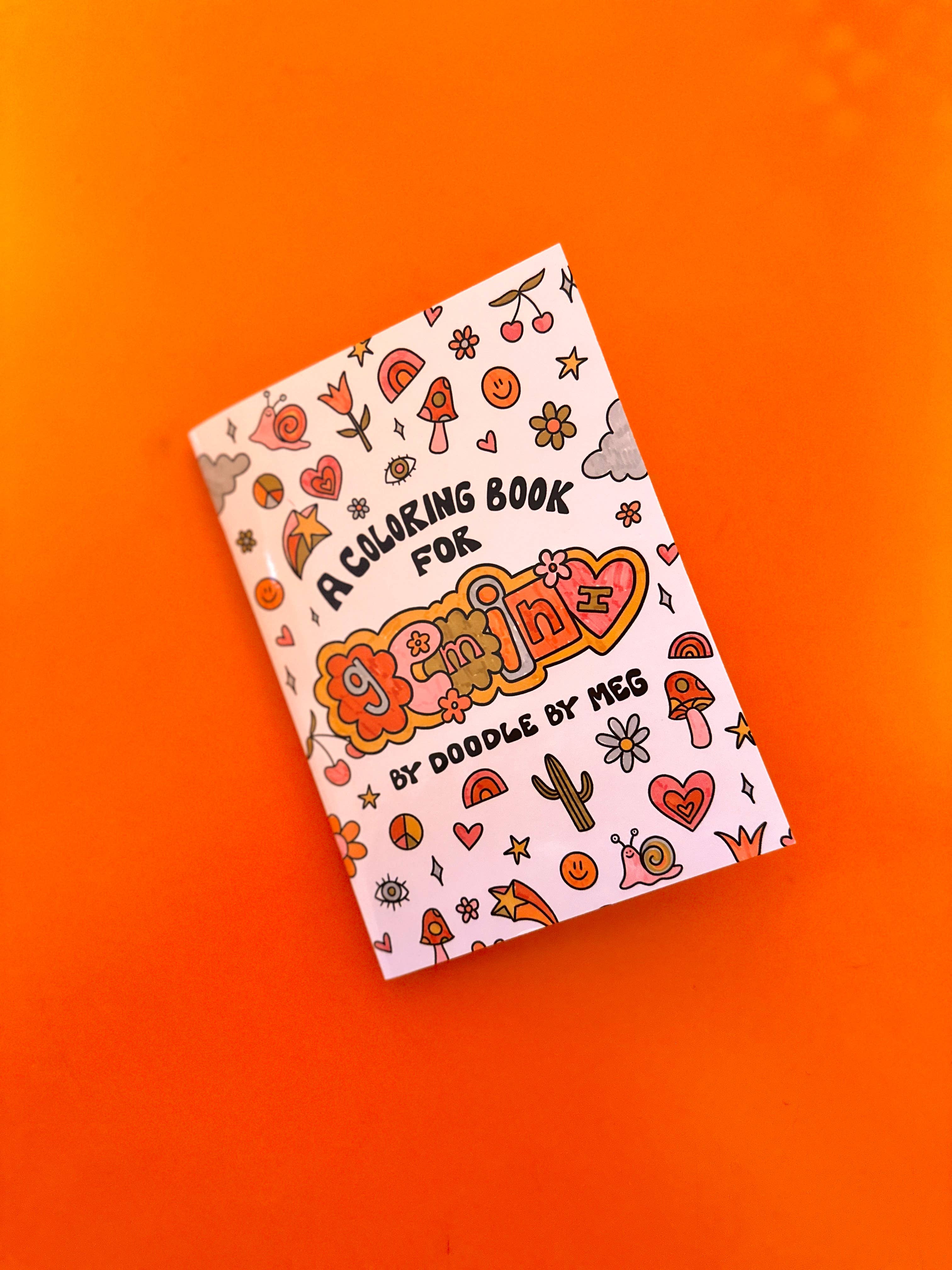 Doodle By Meg - Wholesale Coloring & Activity Book - Kids & Baby - Gemini Zodiac Coloring Book