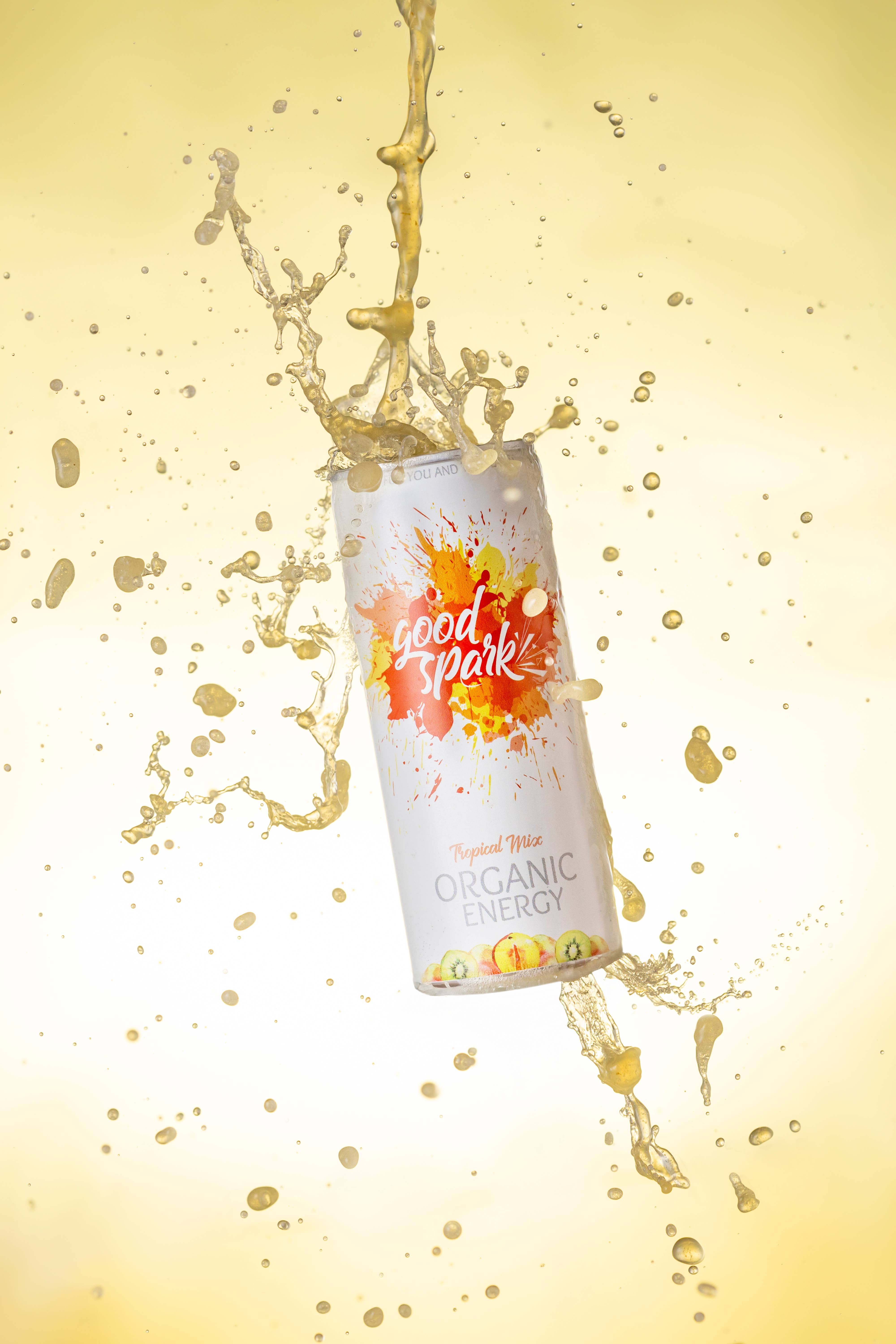 good spark - Venta al por mayor Refrescos/bebidas carbonatadas - Good Spark - Refresco energético orgánico #TropicalMix 1