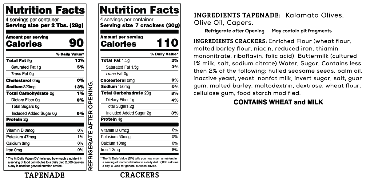 Sutter Buttes - Wholesale Tapenade - Grab and Go - Kalamata & Caper1