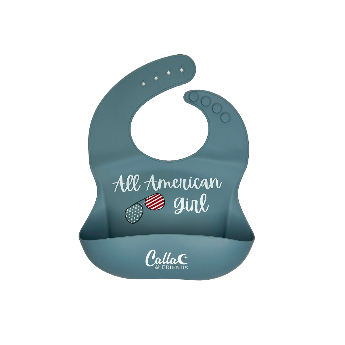 Calla & Friends - Wholesale Bib - Baby - All American Catch All Bib1