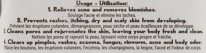 RA Cosmetics - Wholesale Bar Soap - African Black Soap Bar, Mango - 5oz4