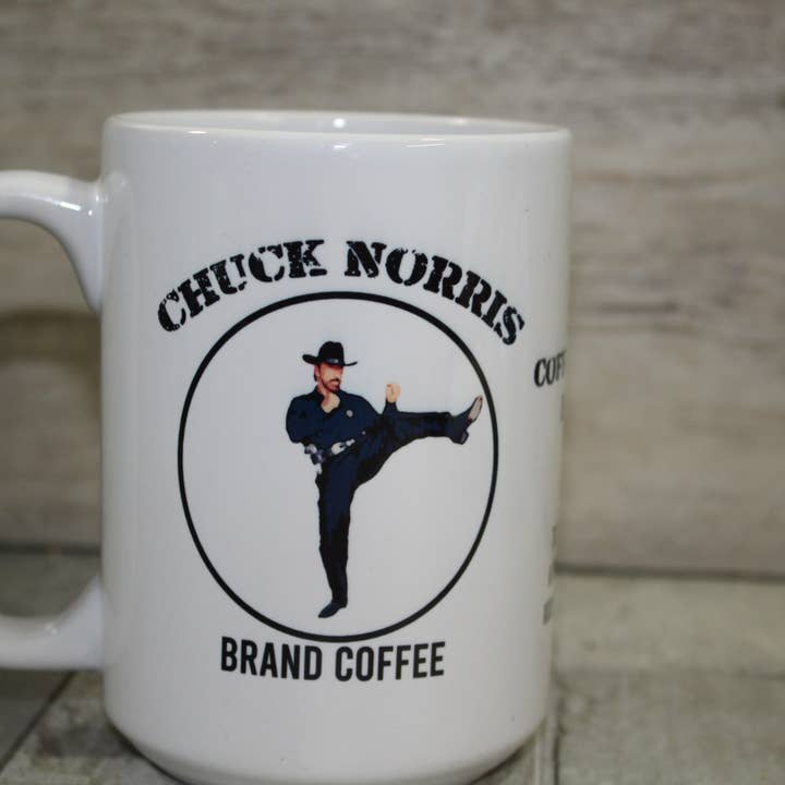 Raven Design - Wholesale Coffee Mug - Chuck Norris Inspired Funny 15oz coffee Cup