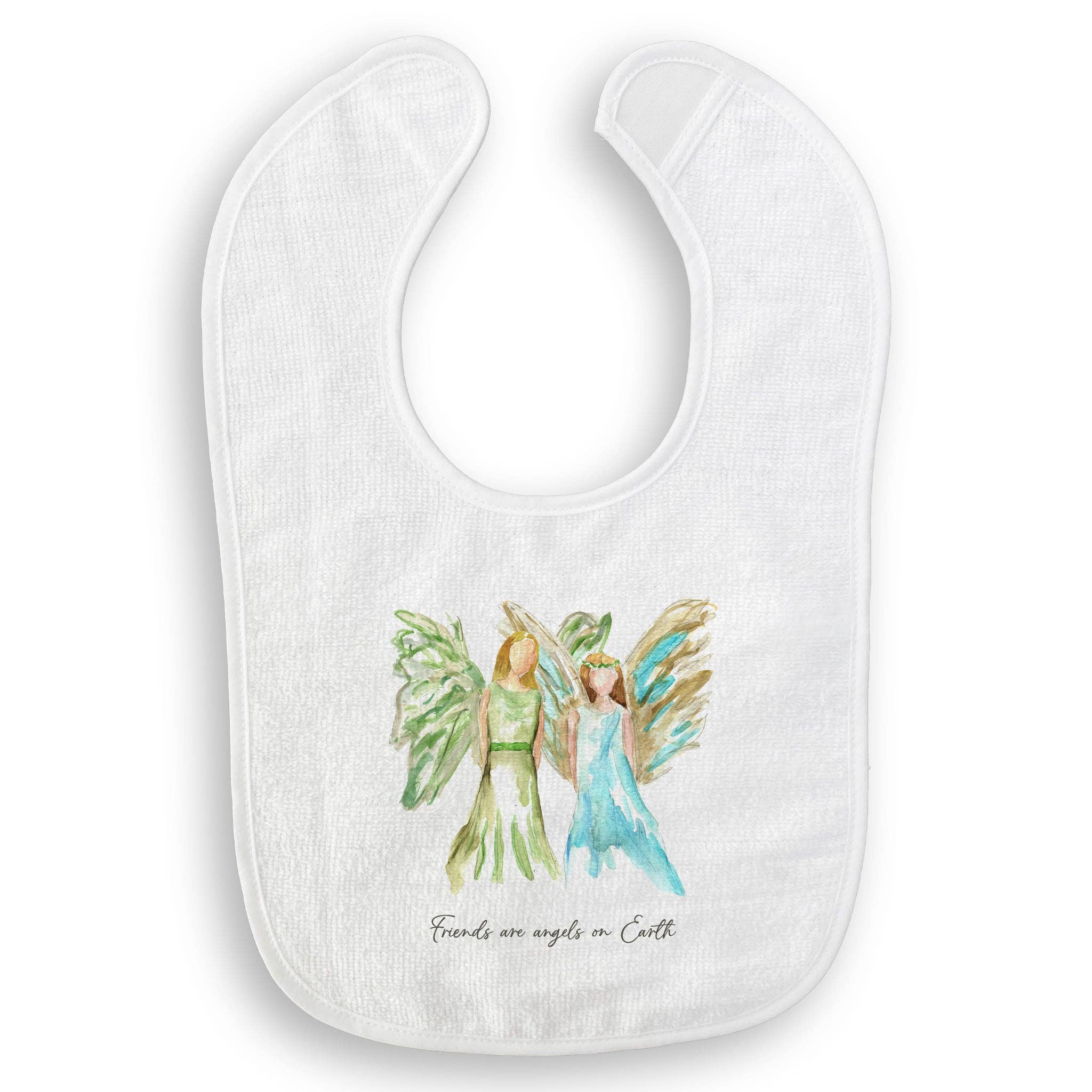 French Graffiti - Wholesale Tea Towel - Celestial Angel Friends with Friends Quote15