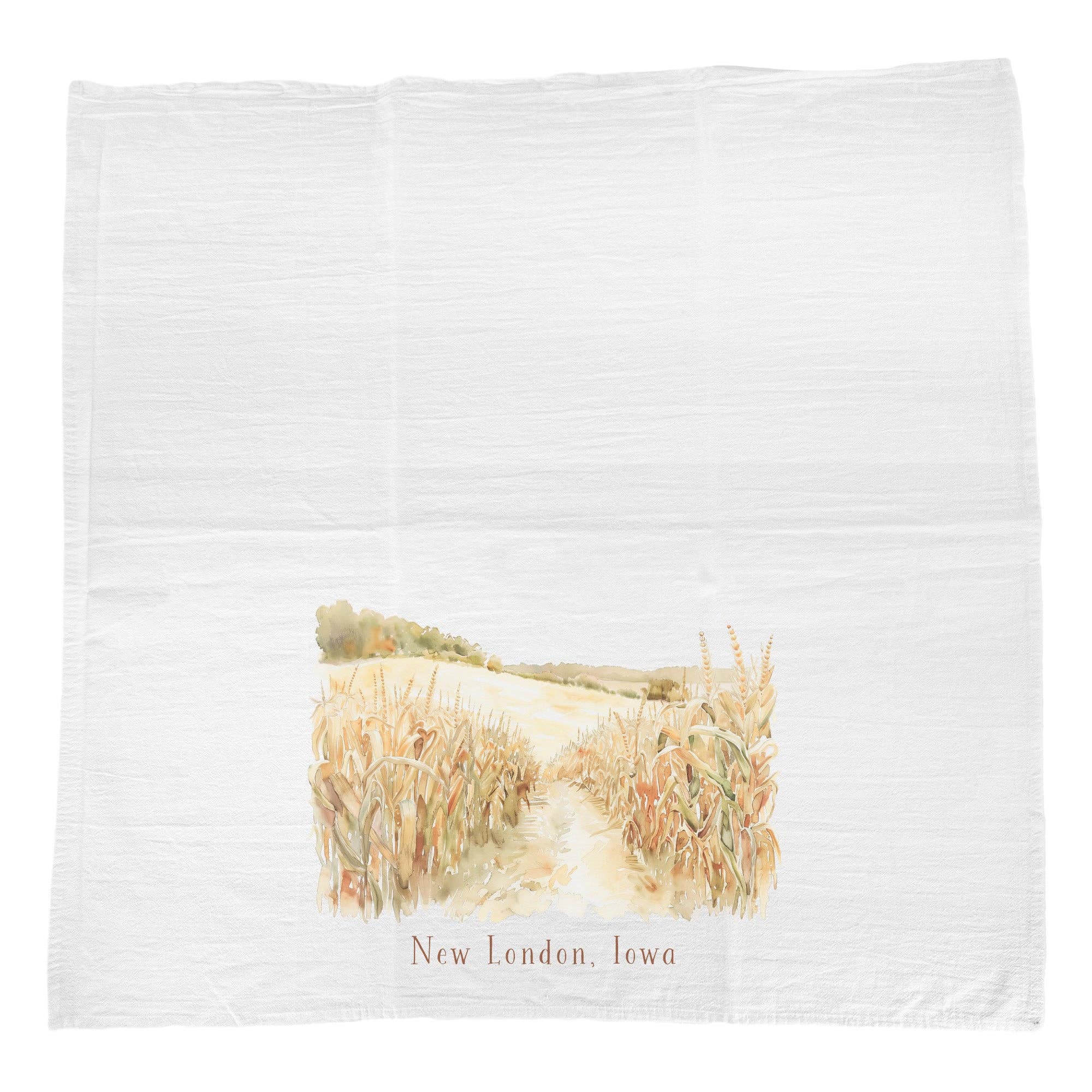 Indigo Tangerine – wholesale Kökshandduk – Höst majsfält - Anpassad bomullskökshandduk3