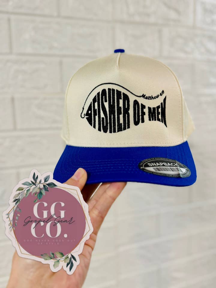 Fisher Of Men Embroidered Hat for wholesale by Gospel Gear Co