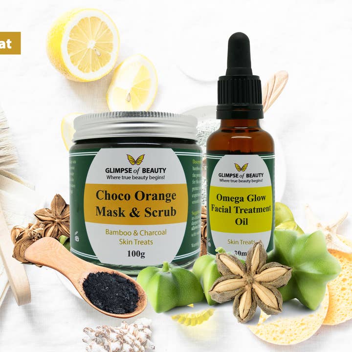 A Glimpse Of Beauty LTD - Wholesale Skincare Face Mask - Choco orange Facial Mask & Scrub