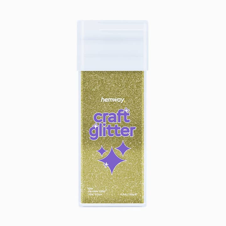 Craft Glitter Shaker Sand Gold 110g for wholesale by Hemway