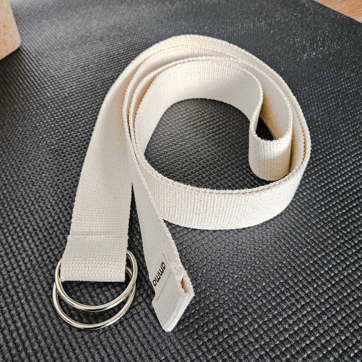 Yoga band 100% Cotton strap made in Canada for wholesale by Amma Thérapie