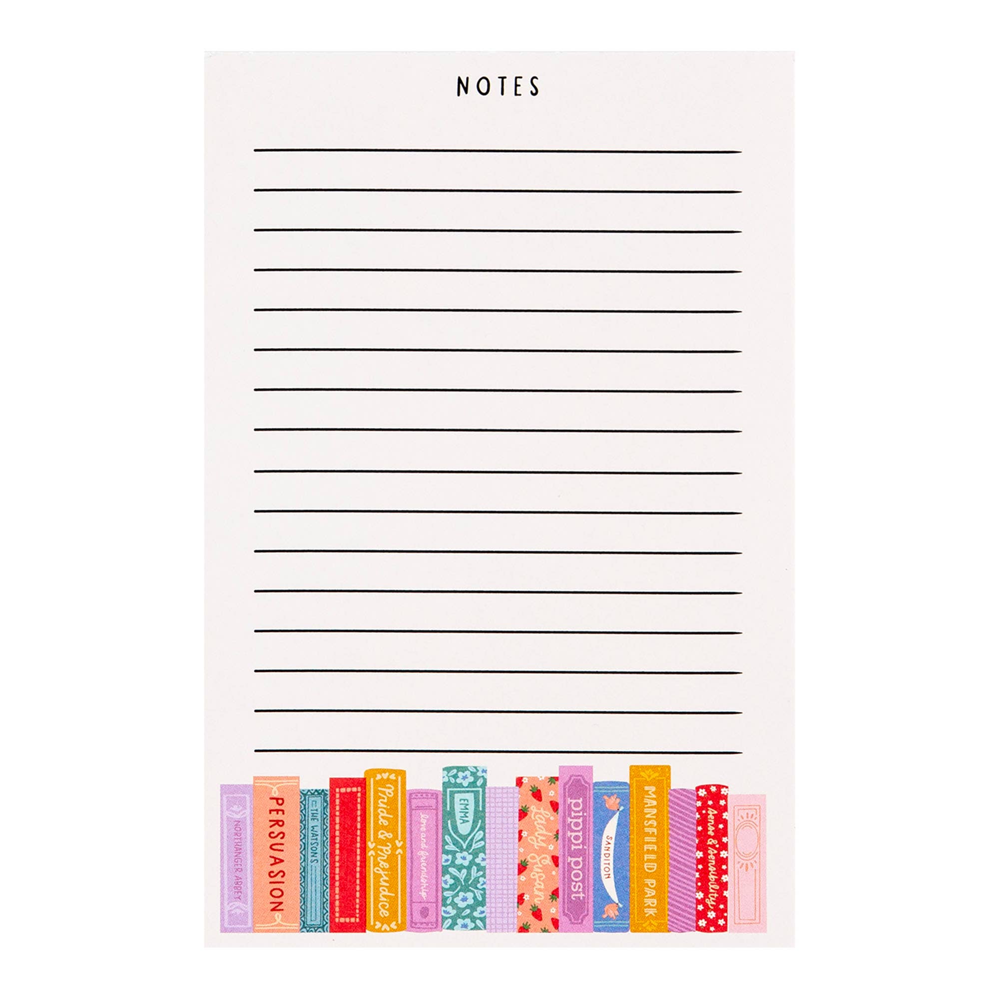 Pippi Post - Wholesale Notepad - Jane Austen Books 4x6 Notepad0