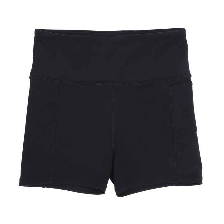 Girls Black Sports Shorts for wholesale by School Active Sports