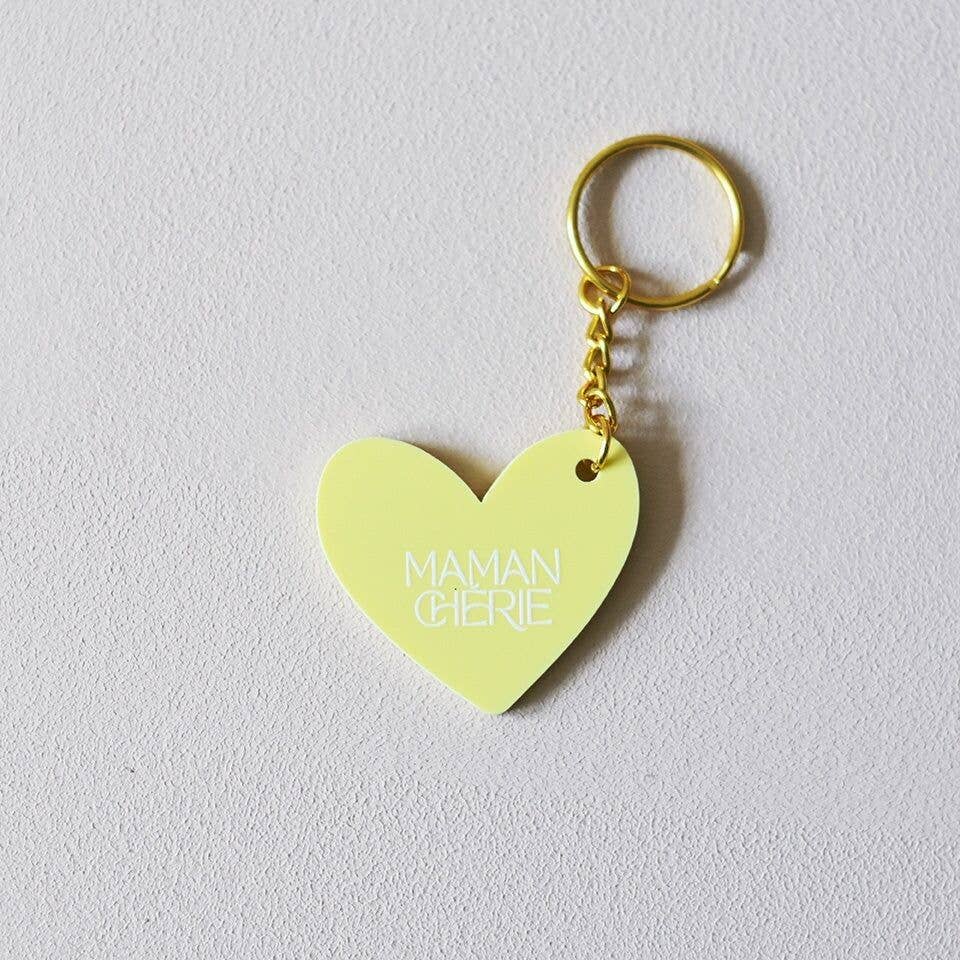 Les Mignonneries – wholesale Nyckelringar - Dam – Anpassningsbar nyckelring i form av hjärta3