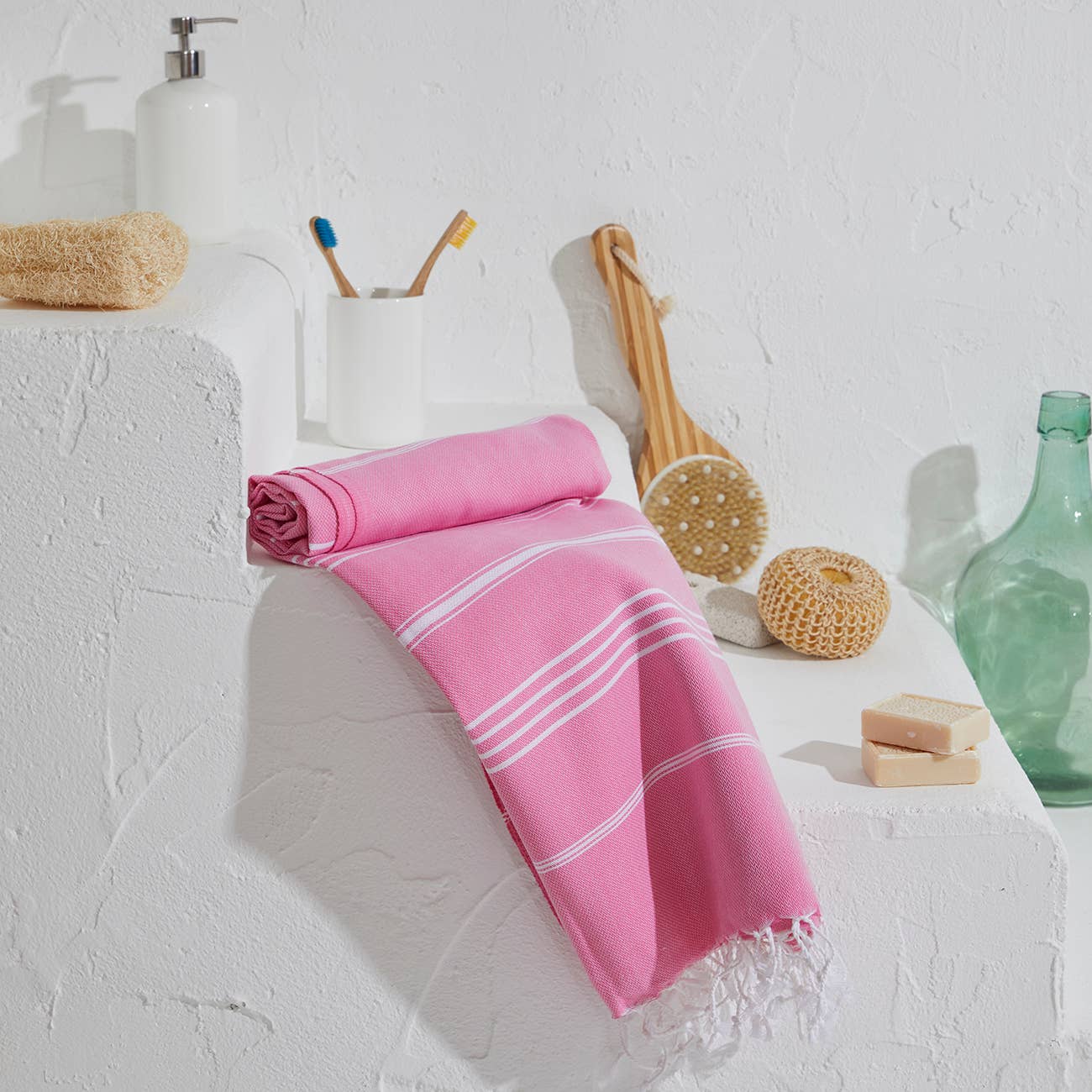 Kikoya - Wholesale Beach Towel - Turkish Beach Towel Hamam Pestemal Fouta Light Weight Sarong1