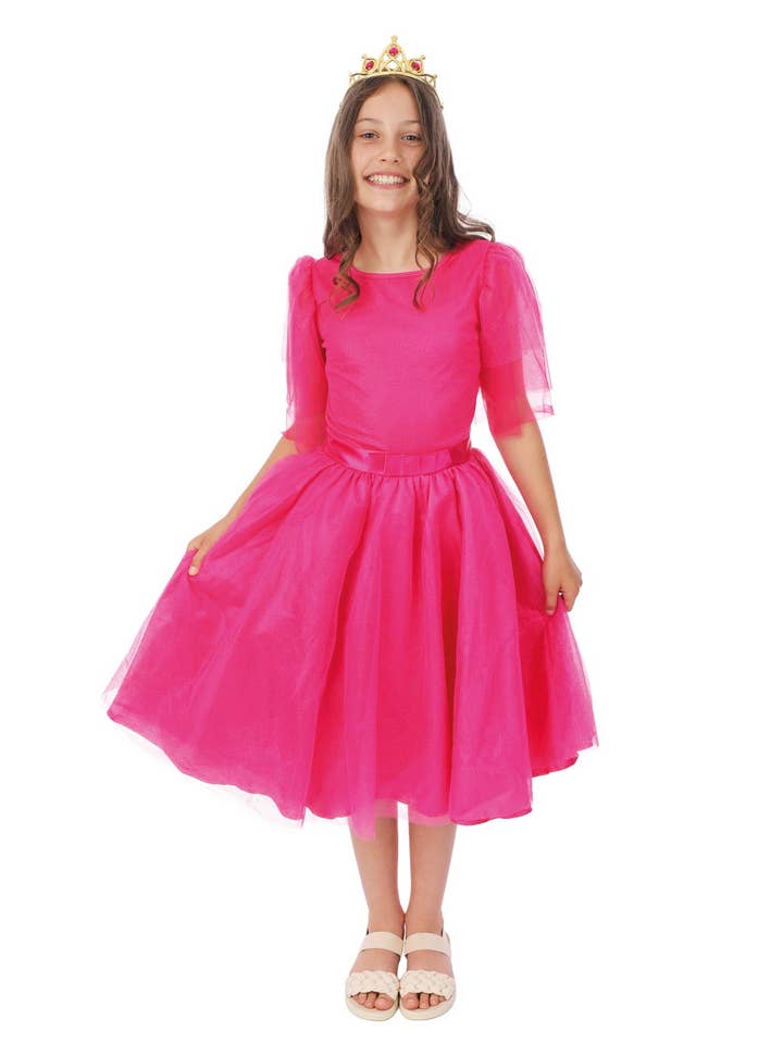 Costume princesse luxe - rose - enfant - 3/4 ans pour la vente par P'tit Clown