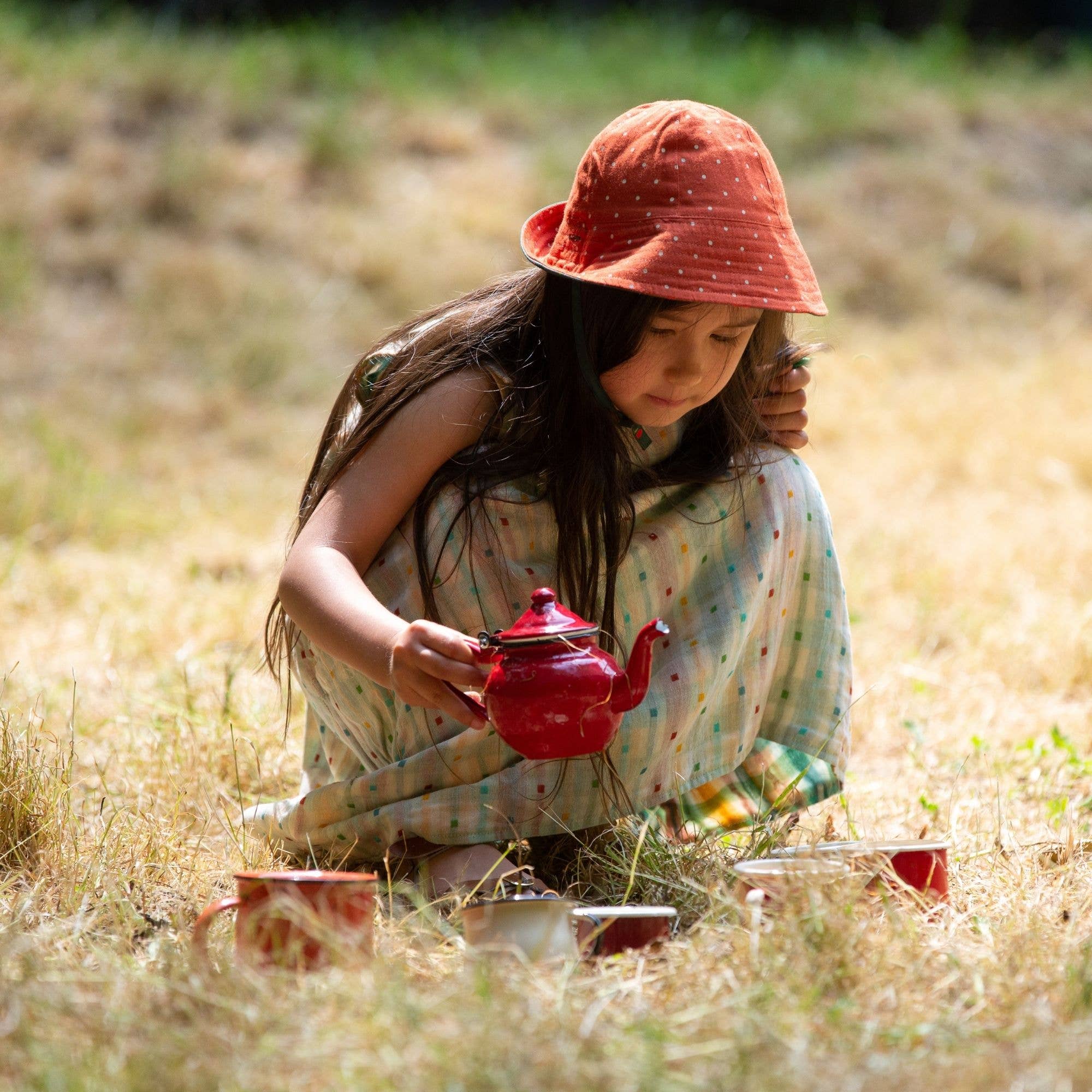 Rainbow Reversible Pinny Dress for wholesale on Faire10