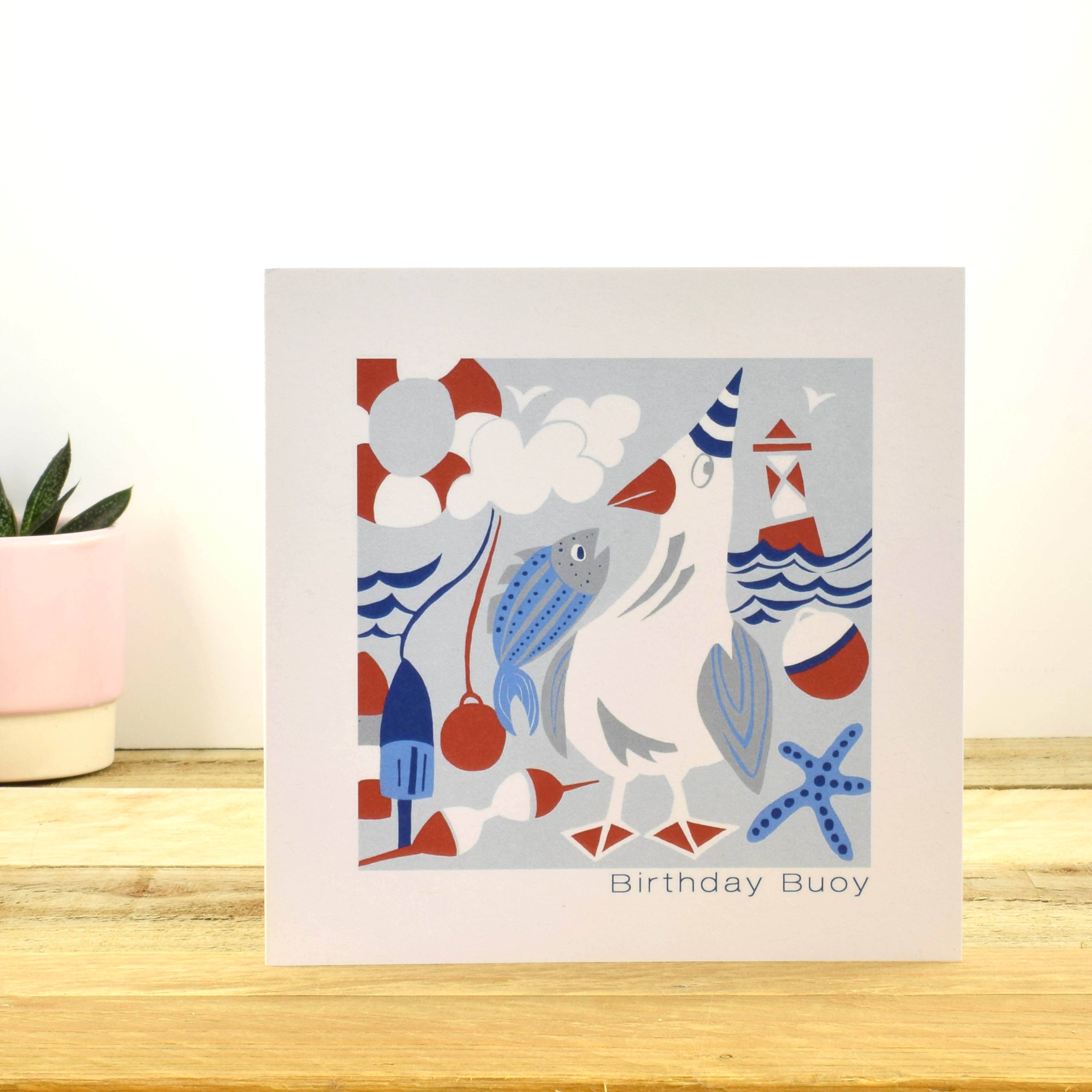 Port and Lemon - Wholesale Birthday Card - Birthday Buoy Greetings Card1