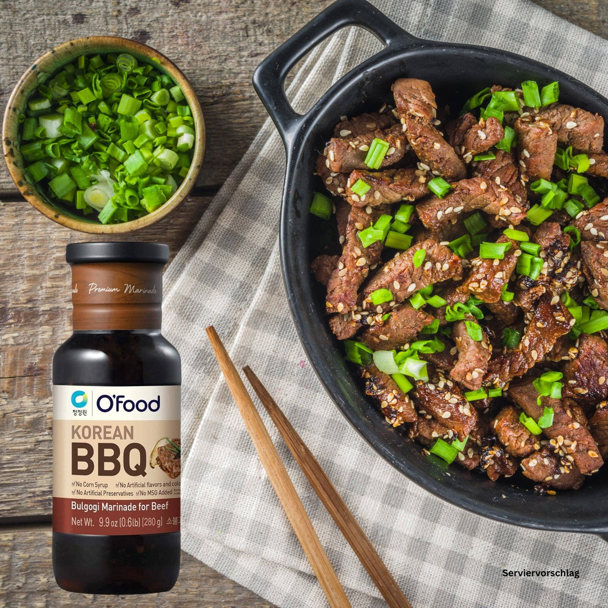 utoppa GmbH - Wholesale BBQ Sauce - O'FOOD Korean Bulgogi BBQ Marinade 280 g1