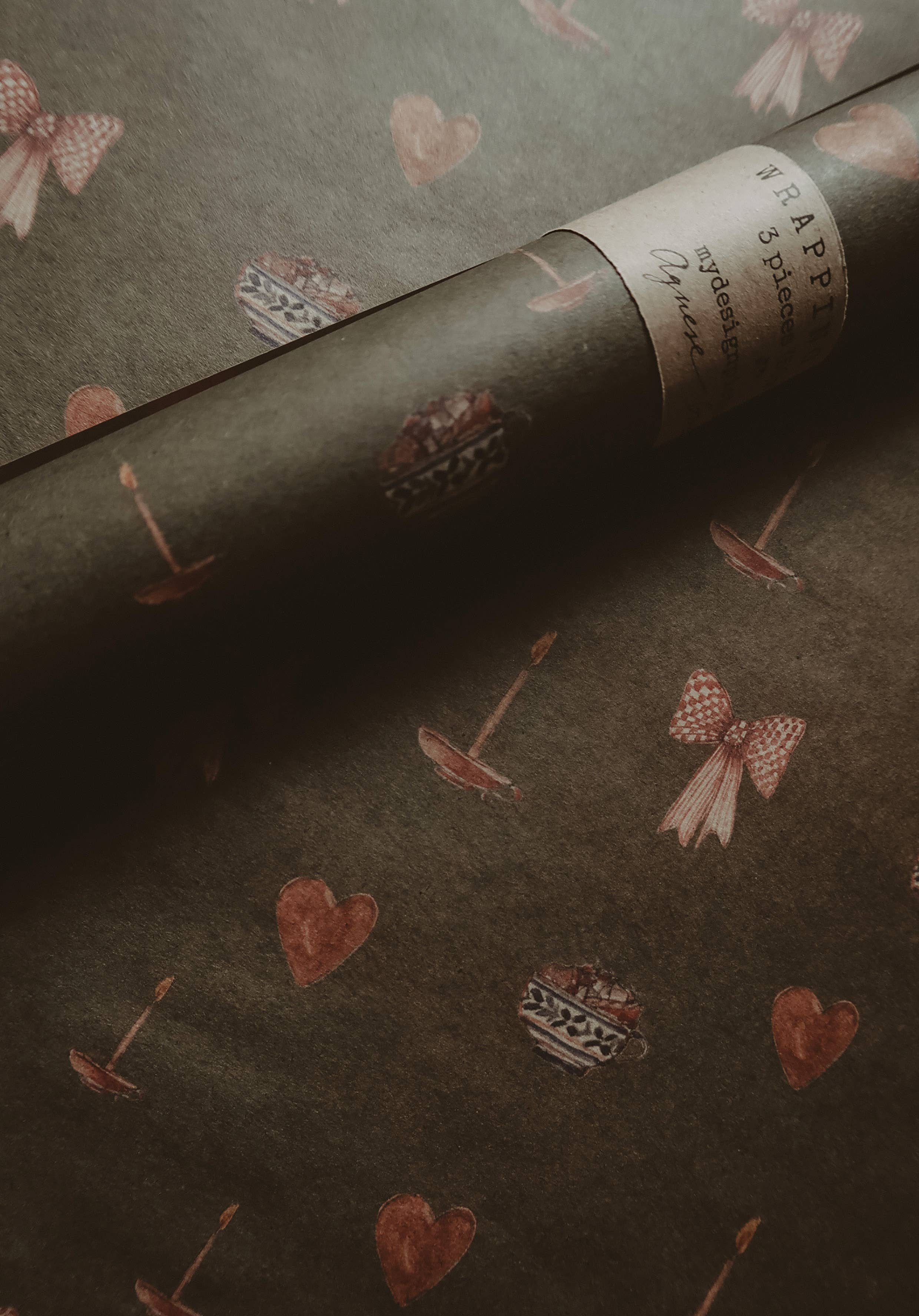 MyDesignPictures - Wholesale Inpakpapier - Kerstsfeer Kraft Inpakpapier6