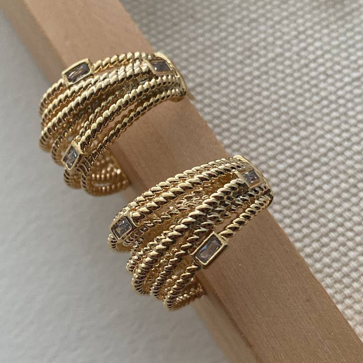 Multi Wrap Hoop Earrings for wholesale by musthavemustget