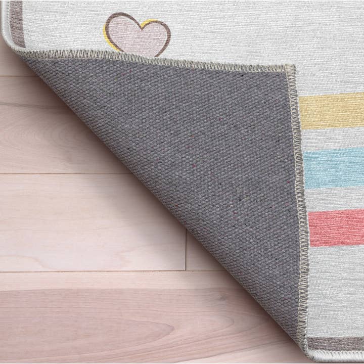 Well Woven - Wholesale Area Rug - Kids & Baby - Hopscotch Modern Multi Grey Kids Flat-Weave Rug