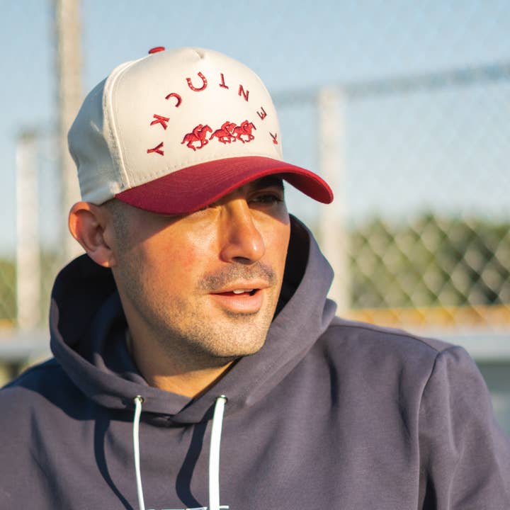 The Red Kentucky Colt Hat for wholesale by Albatross Attire