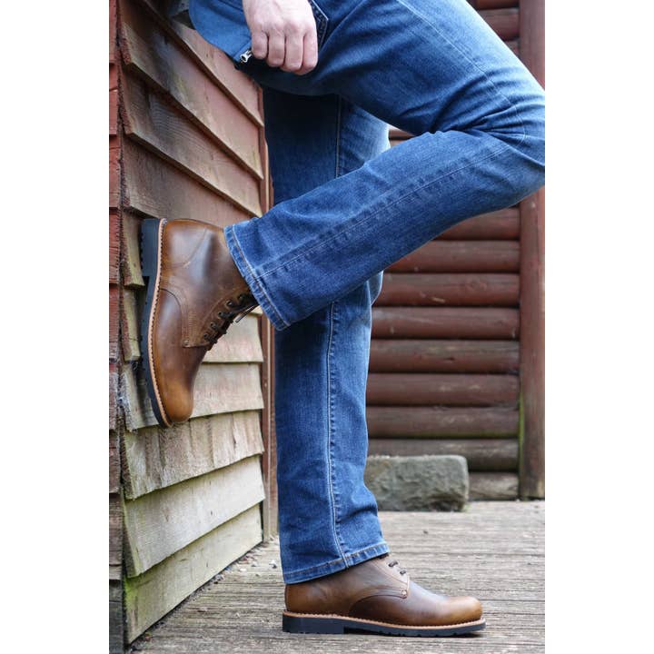 By The Mountain - Portuguese Handmade Footwear - Wholesale Combat/Military Boots - Men's - Triglav Leather Lace-up Boots3