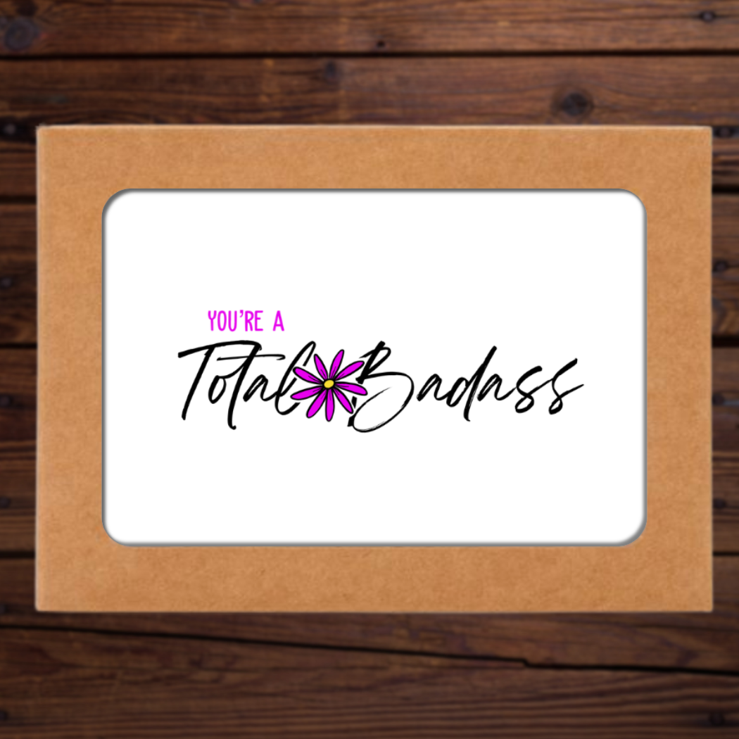 Kevin & Kaia - Wholesale Everyday Greeting Card - You're a Total Badass- Greeting Card1