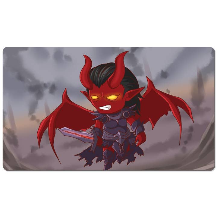 Lorcan, Warlock Collector Playmat for wholesale by Mega Chibi