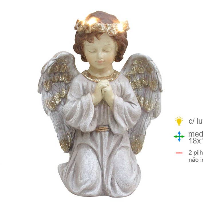 Ange en résine 18 x 13 x 24 cm pour la vente par Esoterica Arte