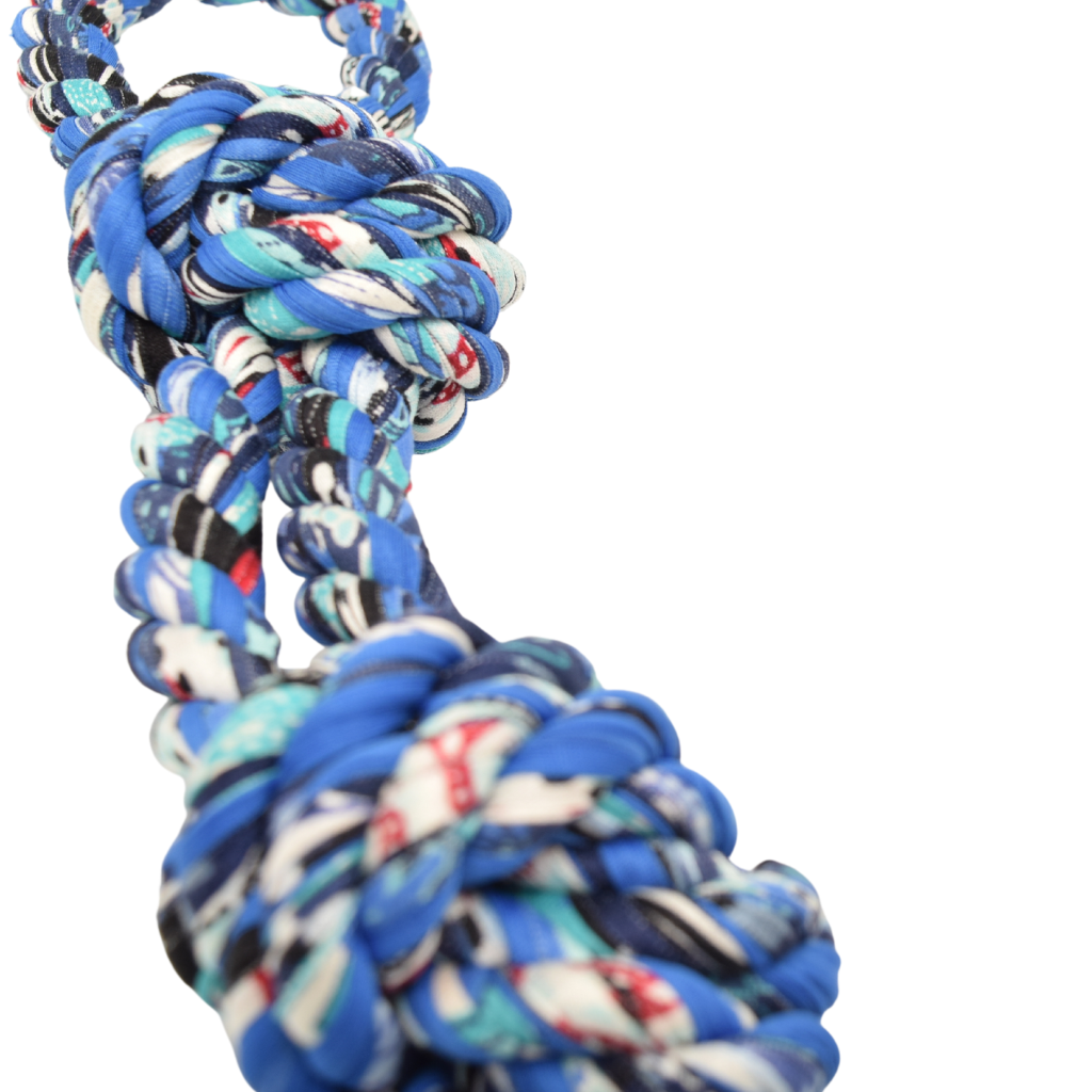 Shreds + rerope - Vendita all'ingrosso Giocattolo di corda - Cani - ReRope - Giocattolo per cani ad anello riciclato, 3 misure (assortimento da 10 pezzi)8