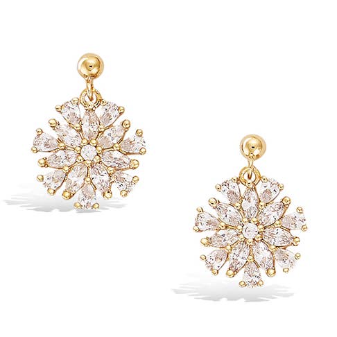 CHIVAL - Örhängen "Snowflare" - 18K Guldpläterad för wholesale av CHIVAL