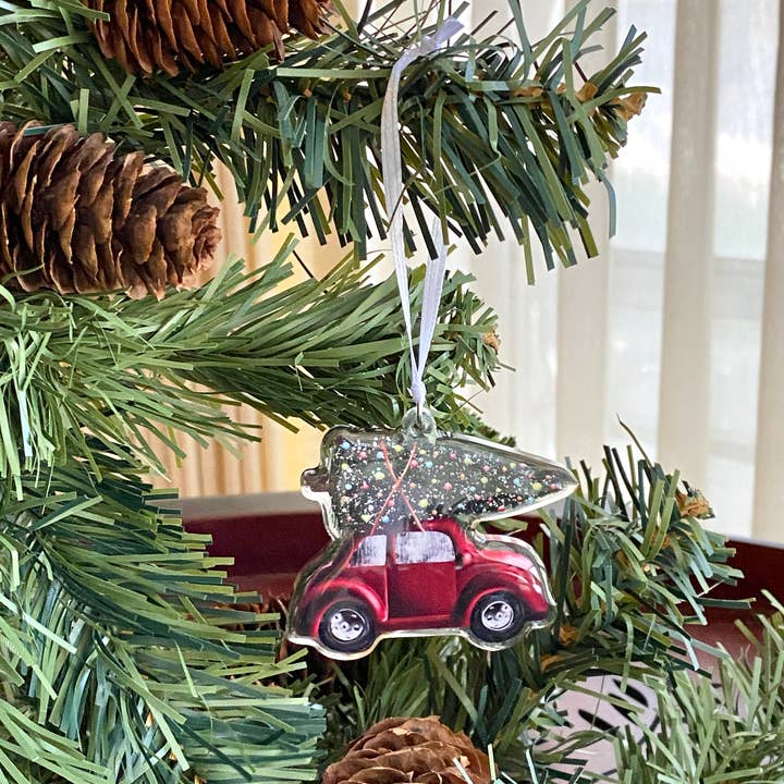 Car and Christmas Tree Ornaments | Christmas Ornament for wholesale by blonde birdie
