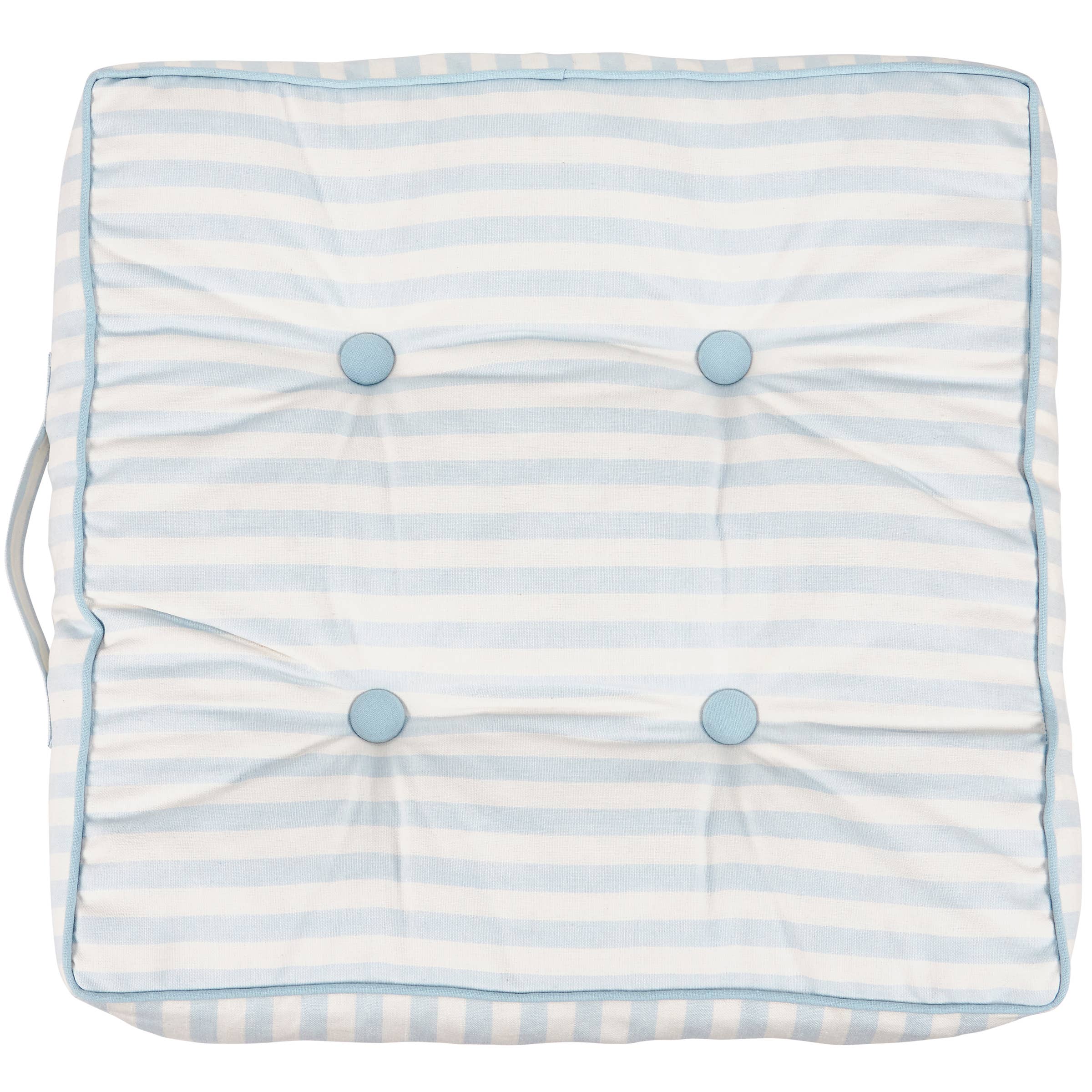 Primitives by Kathy - Wholesale Throw/Decorative Pillow - Sky Blue Stripe Floor Pillow2