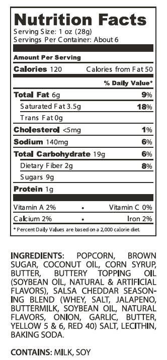 Deanan Gourmet Popcorn - Vente Pop-corn - Popcorn Texas Two Step - 15 unités Taille à partager1