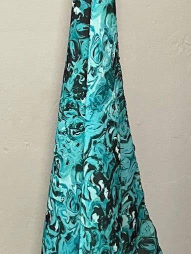 Fifi Scarf in Pirate Teal for wholesale by Pearl Edward