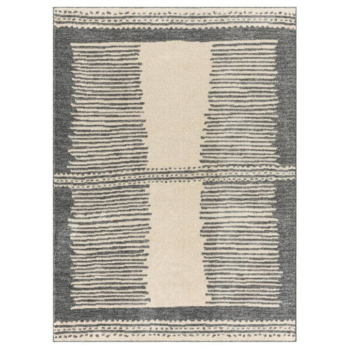 Luxe Weavers Modern Strokes Geometric Area Rug for wholesale by Luxe Weavers