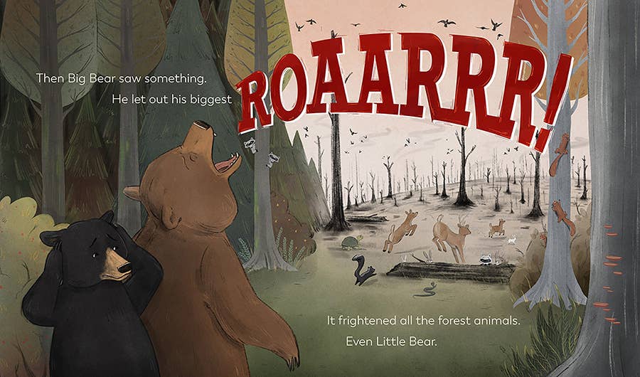 Beaming Books - Wholesale Preschool Book (3-5) - Big Bear Was Not The Same Picture Book1