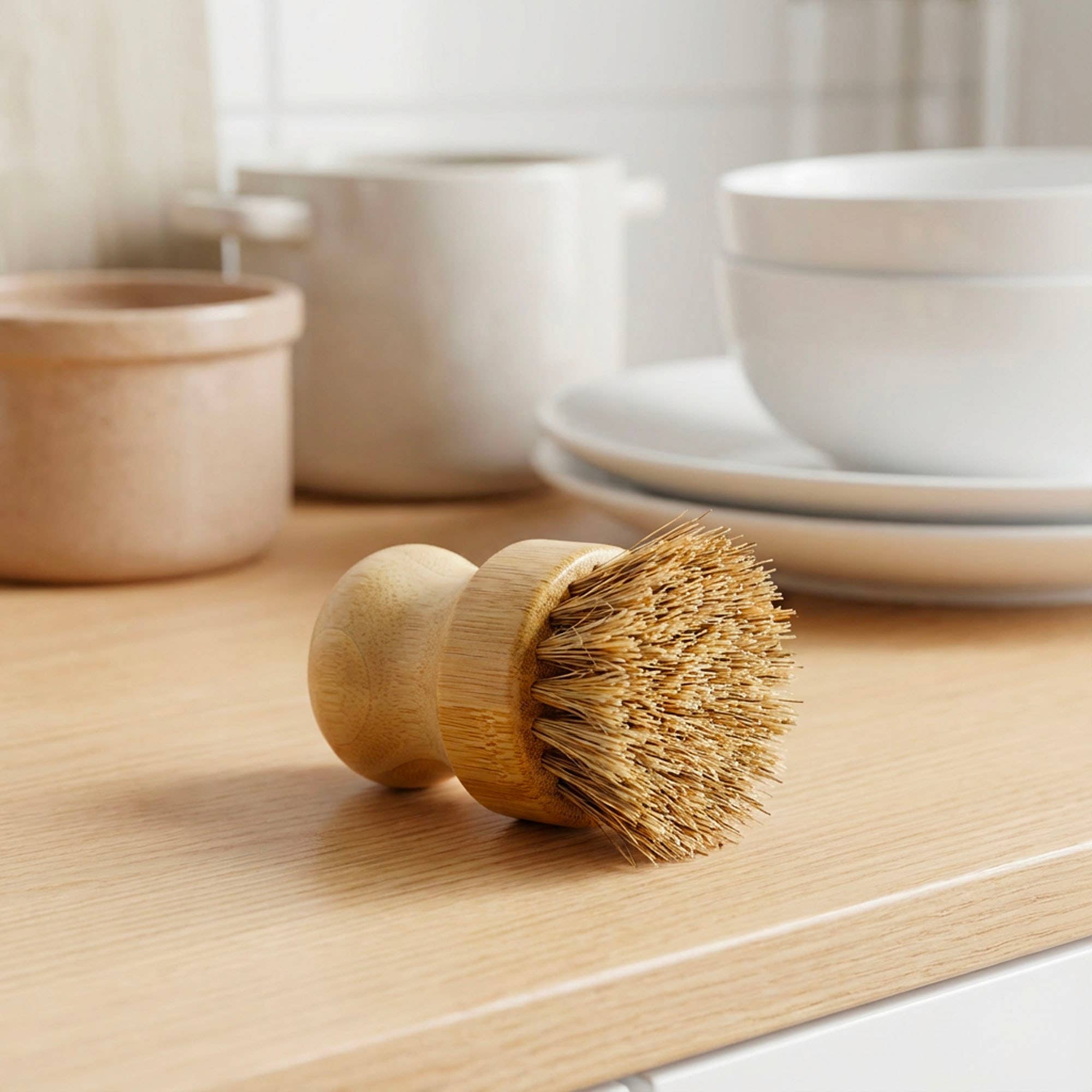 Bamboo Switch - Wholesale Cleaning Brush - Bamboo Pot Scrubber | Kitchen Bestseller | Stocking Stuffer 6