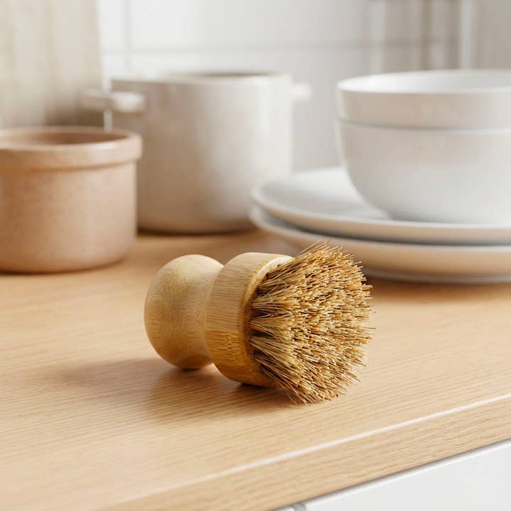 Bamboo Switch - Wholesale Cleaning Brush - Bamboo Pot Scrubber | Kitchen Bestseller | Stocking Stuffer 6