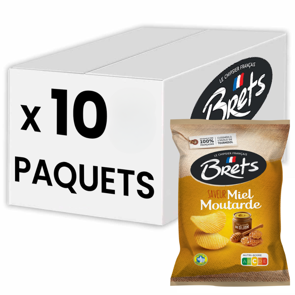 123bonbon - Vendita all'ingrosso Patatine - PATATINE BRET'S French Chips e senape al miele1