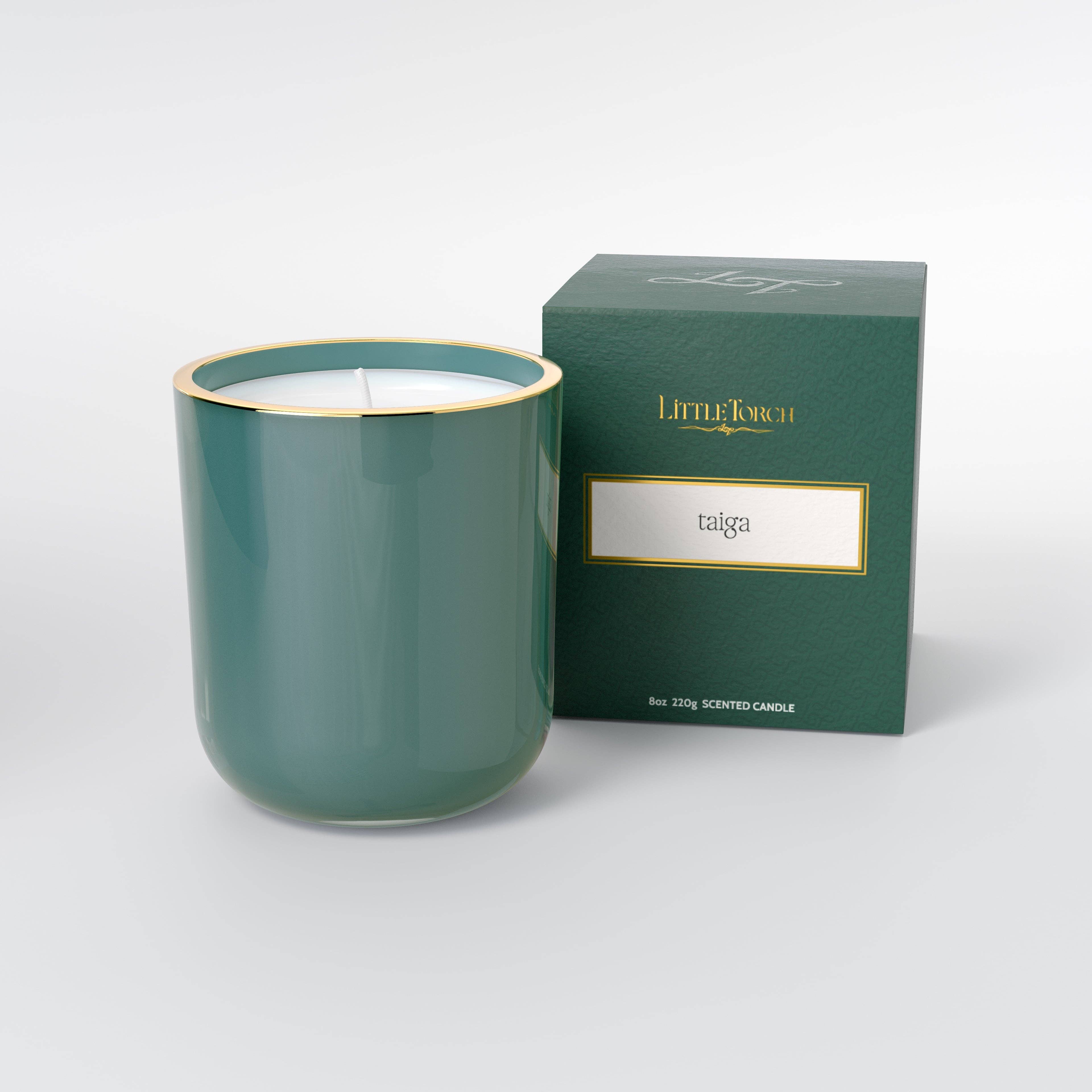 Little Torch - Wholesale Jar/Filled Candle - taiga candle (juniper, fir, and tree sap)4