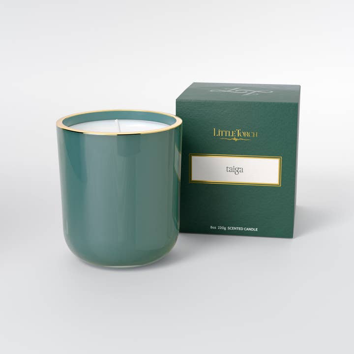 Little Torch - Wholesale Jar/Filled Candle - taiga candle (juniper, fir, and tree sap)4