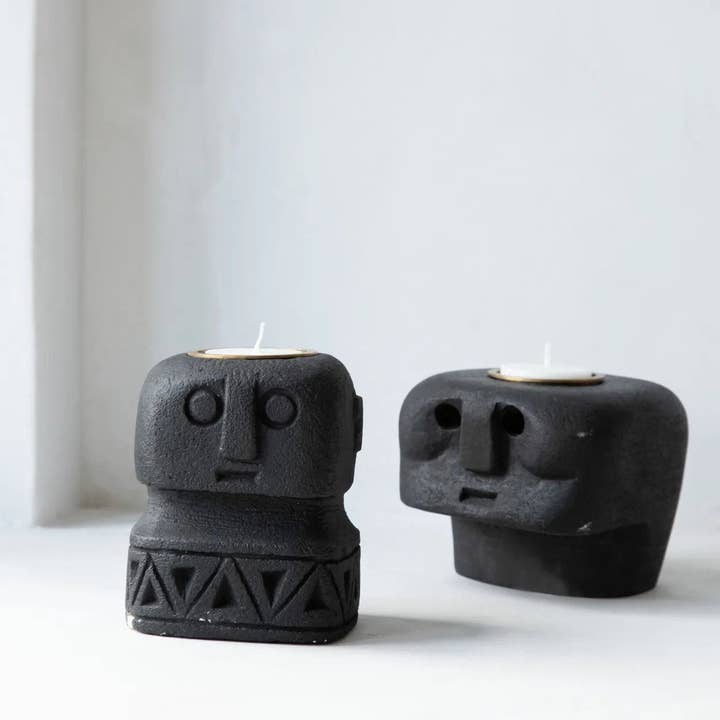 Bazar Bizar Living - Wholesale Candle Holder - The Sumba Stone #27 Candle Holder5