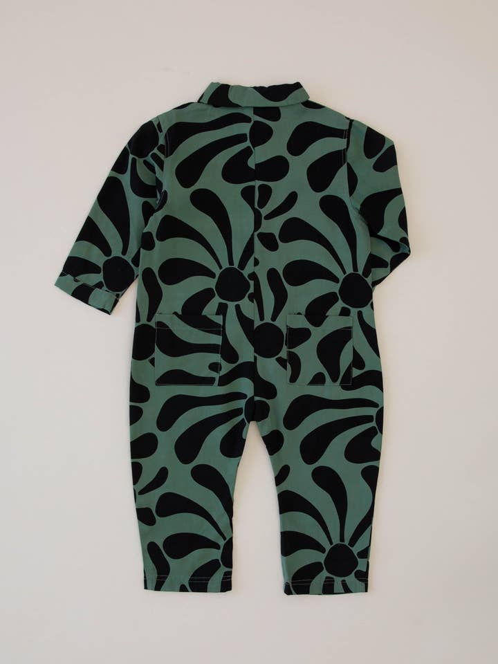 MÅNEN JUMPSUIT, MÖRK MURGRÖNA för wholesale av Shop dōs