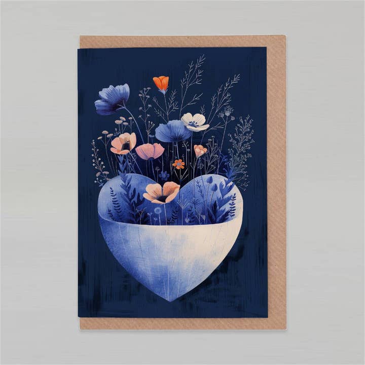 Love Grows Here | Love Card | Friendship Card for wholesale by Botanopia USA - gifts , decor and cards for plant lovers