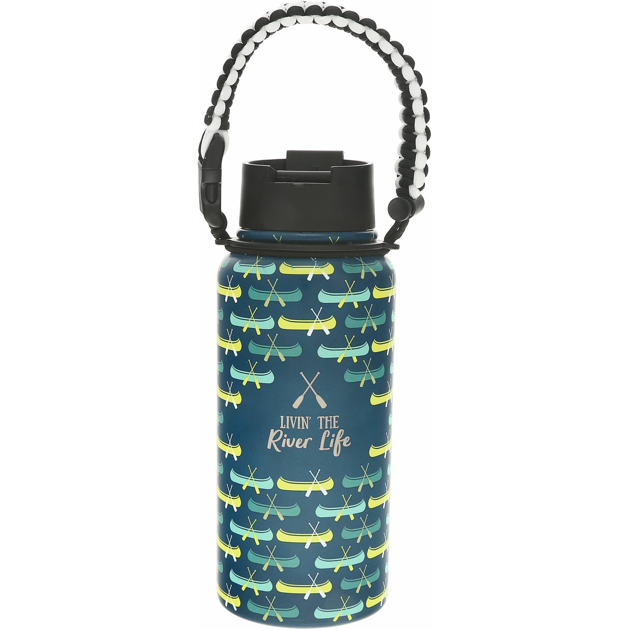 Pavilion - Wholesale Water Bottle - River Life - 32 oz Stainless Steel Handled Water Bottle0