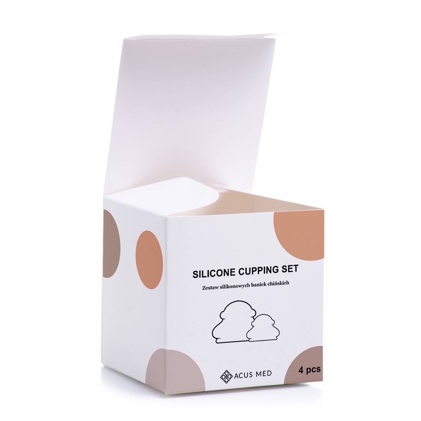 ACUS MED - Vendita all'ingrosso Set coppettazione corpo - Bollicine da massaggio in silicone cinese verdi - Set di 42