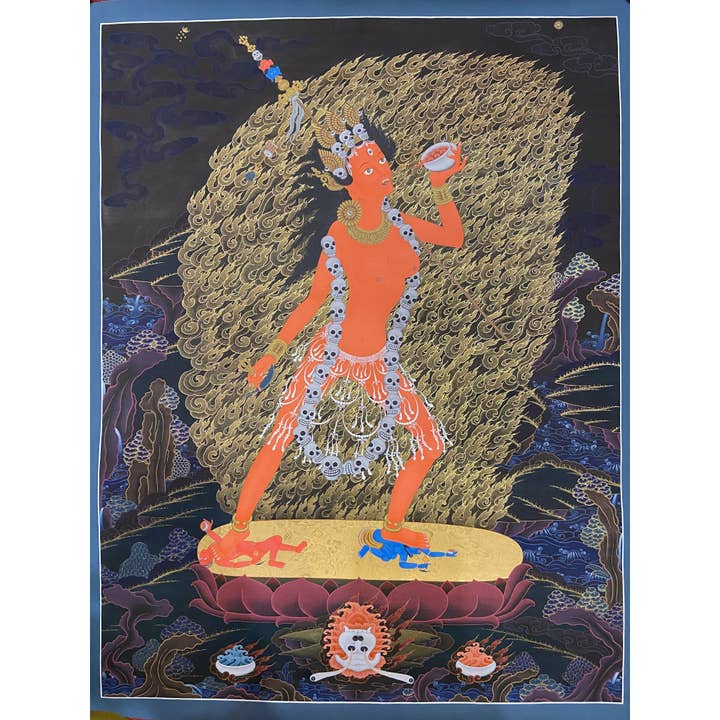Vajrayogini tibetansk thangkamålning för wholesale av Art Of Tibet